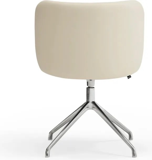 Sedia da pranzo beige in imbottito Mogi – Teulat