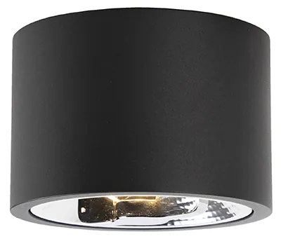 Faretto da soffitto moderno nero AR111 con LED incluso - Expert