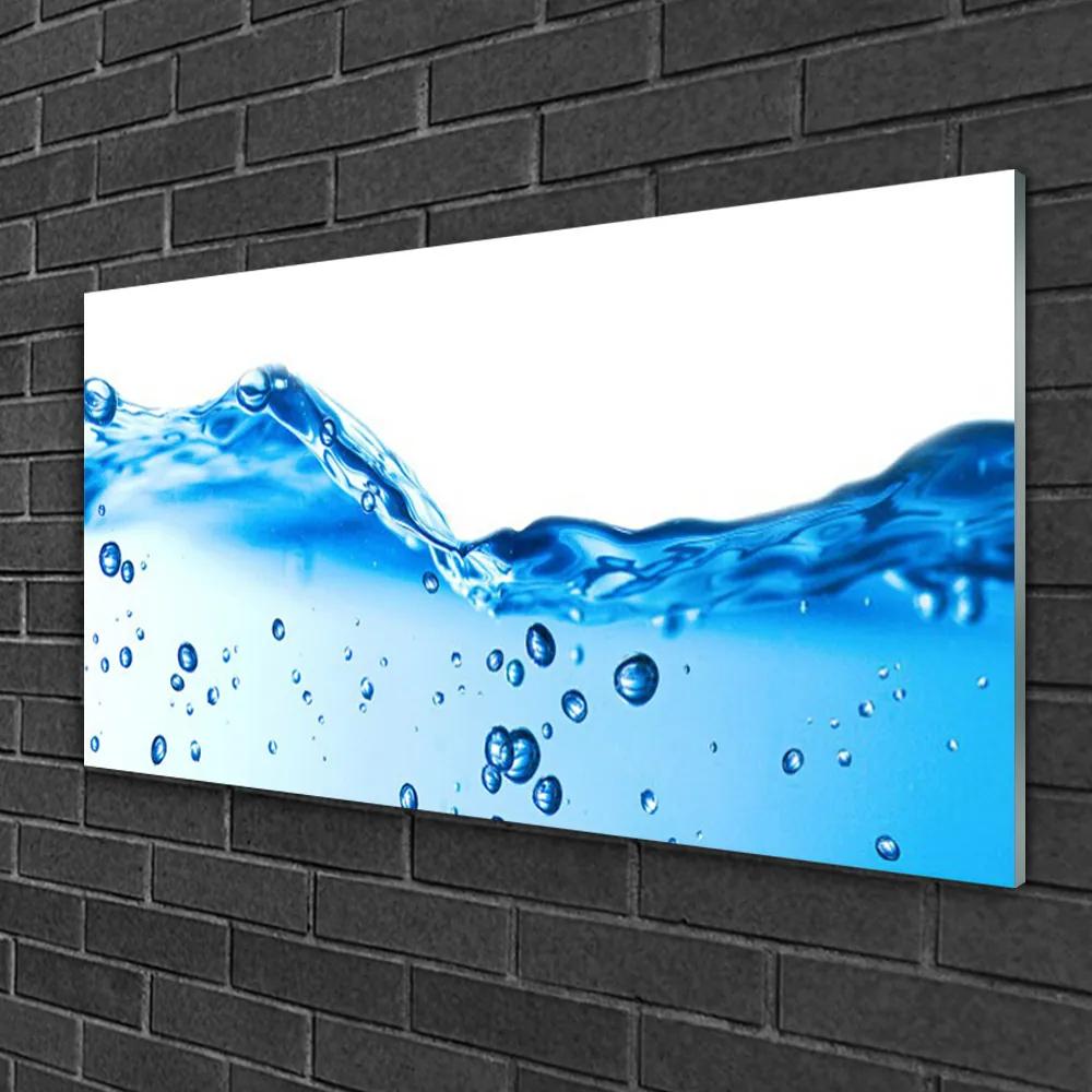 Quadro su vetro Arte dell'acqua 100x50 cm