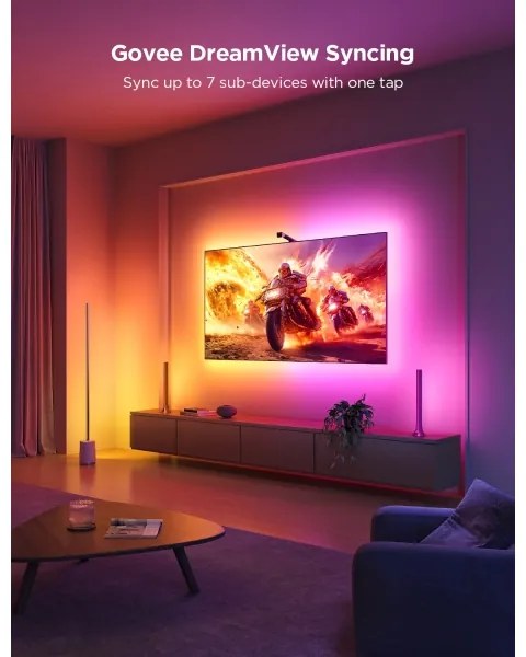 Govee - TV Backlight 3 Lite TV 75-85” SMART LED retroilluminazione RGBICW Wi-Fi IP67