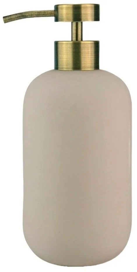 Dispenser di sapone in ceramica crema 200 ml Lotus - Mette Ditmer Denmark