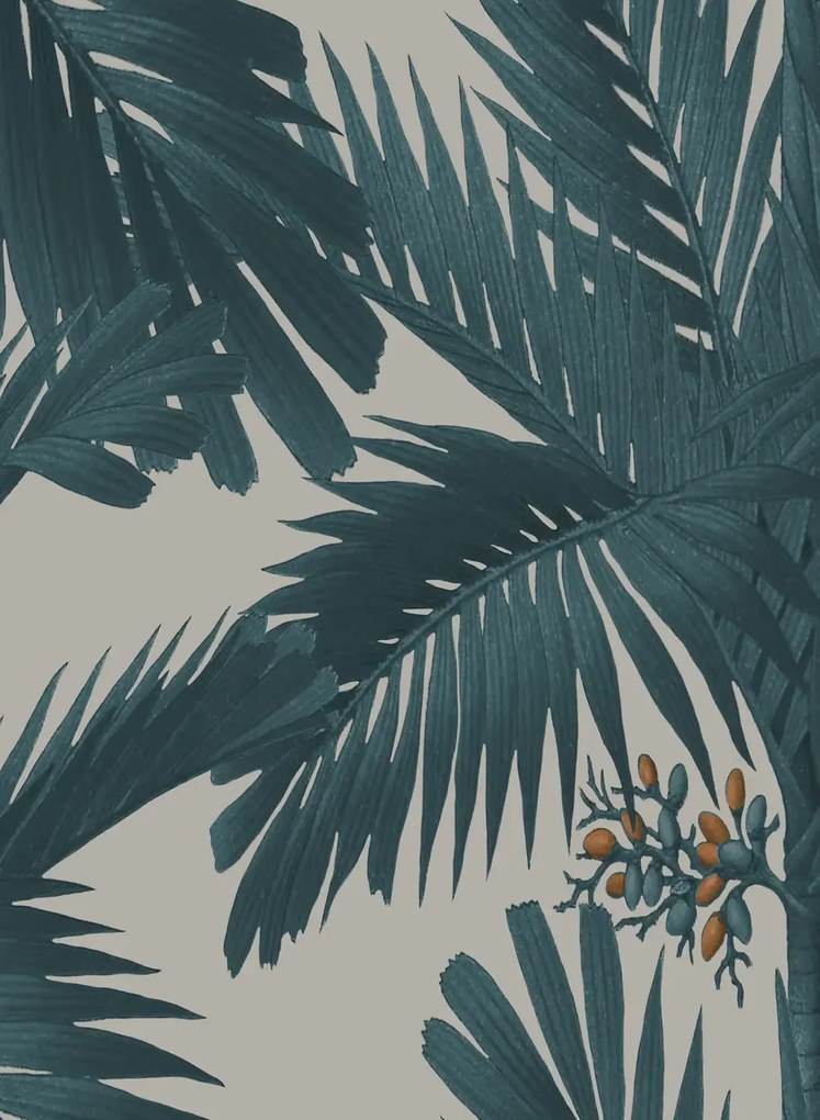 Rebel Walls Carta da parati Palm Spring - Teal