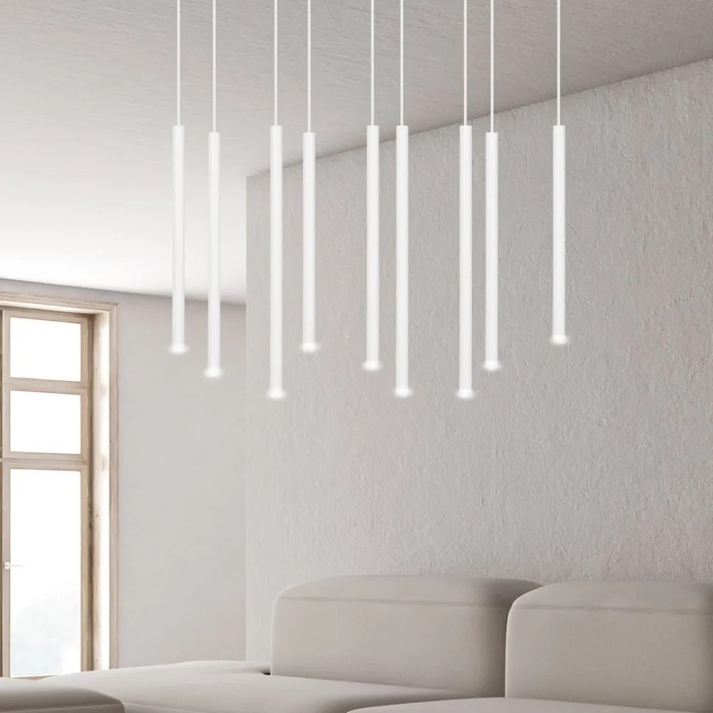 Lampada a Sospensione SELTER 9 BLACK, WHITE e GOLD Colore del corpo Bianco