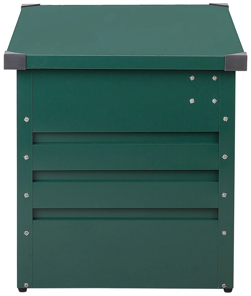 Cesta da giardino in acciaio verde scuro 100 cm CEBROSA Beliani