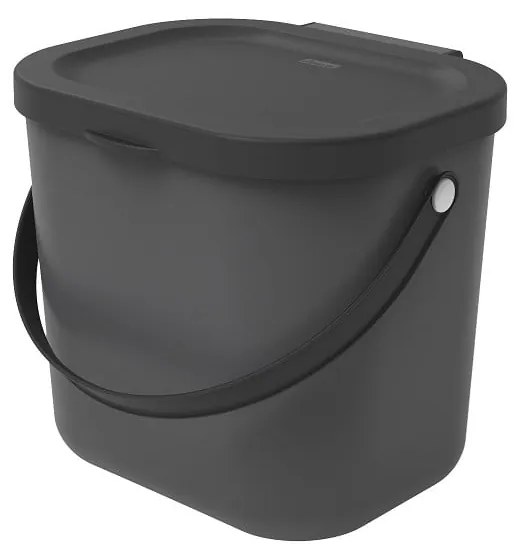 Contenitore per rifiuti compostabili grigio scuro 6 l Albula - Rotho