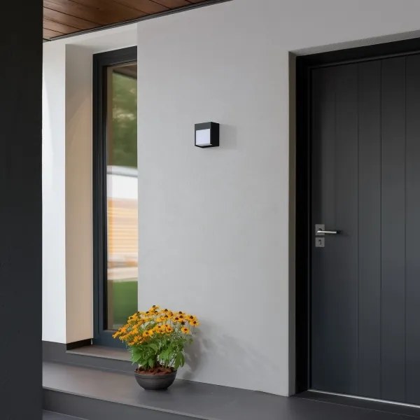 Brilagi - Applique a LED da esterno TERNI LED/12W/230V nero IP44