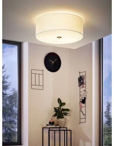 Eglo 94918 - Plafoniera PASTERI 3xE27/25W/230V