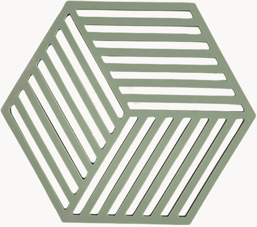 Set di 6 sottobicchieri in silicone Hexagon
