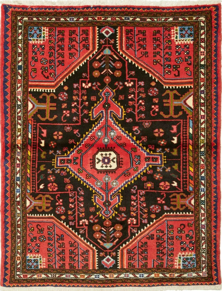 Hamedan Tappeto persiano 110x140 (Iran) Annodato A Mano