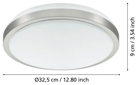 Eglo 96033 - Plafoniera LED COMPETA 1 LED/22W/230V
