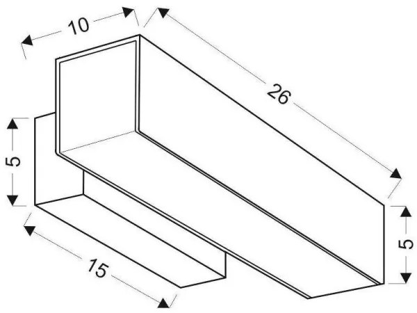 Applique a LED LANDER LED10W/230V