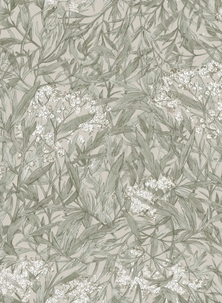 Sandberg Carta da parati Malin - Garden Green