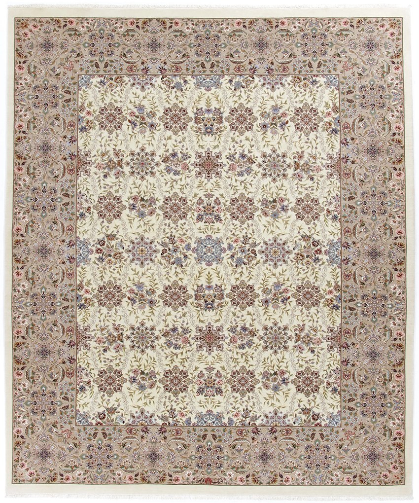 Isfahan Tappeto 210x250 (Iran) Annodato A Mano