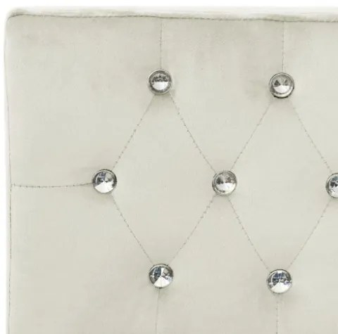 Panca 110 cm in Velluto Bianco Crema