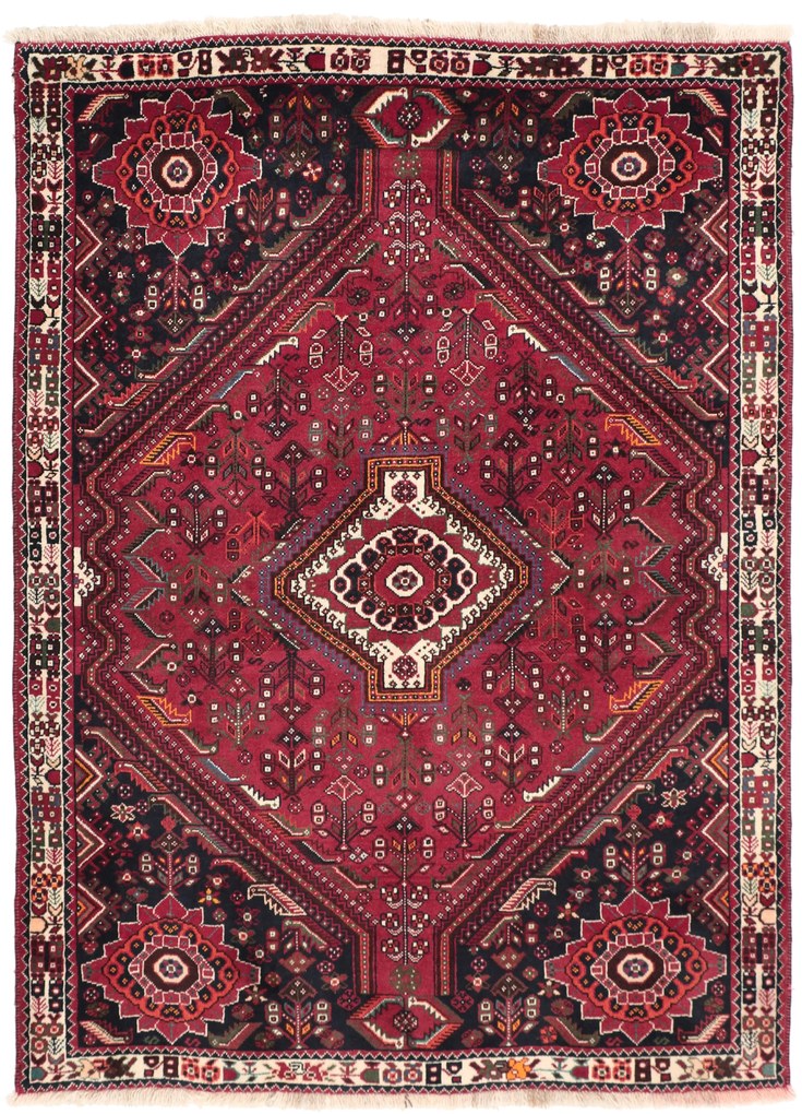 Gashghai Tappeto 130 x 180 (Iran) Annodato A Mano