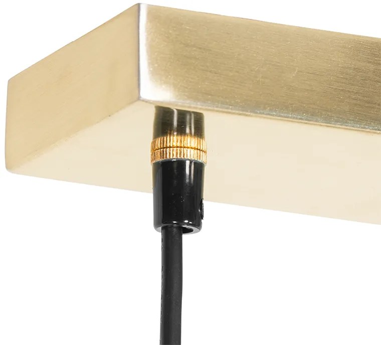 Lampada a sospensione moderna in ottone 5 luci - Jeana