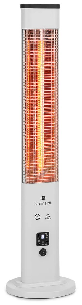 blumfeldt Heat Guru Plus In &amp; Out radiatore di calore 1200W 3 livelli termici telecomando