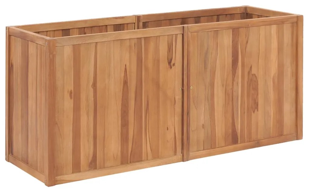 Letto Rialzato 150x50x70 Cm İn Legno Massello Di Teak /