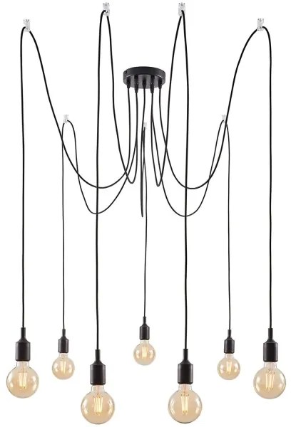 Paulmann 50390 - Lampadario a sospensione con filo NEORDIC 7xE27/20W/230V ragno