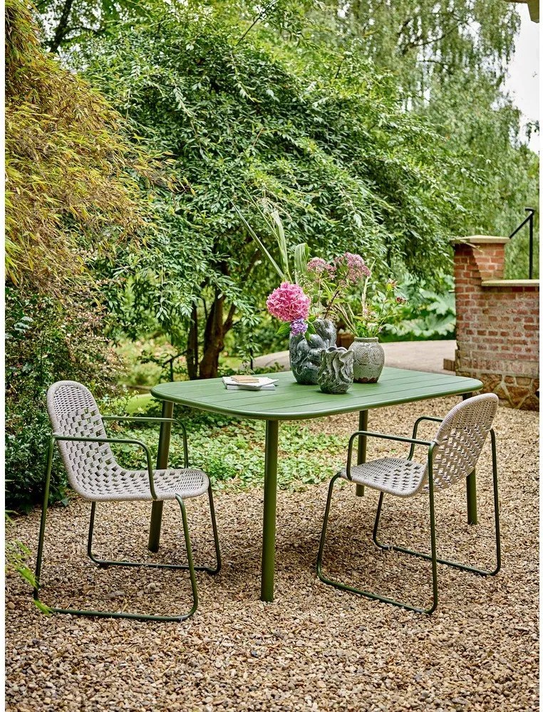 Tavolo da pranzo da giardino in metallo 90x160 cm Calana – Bloomingville