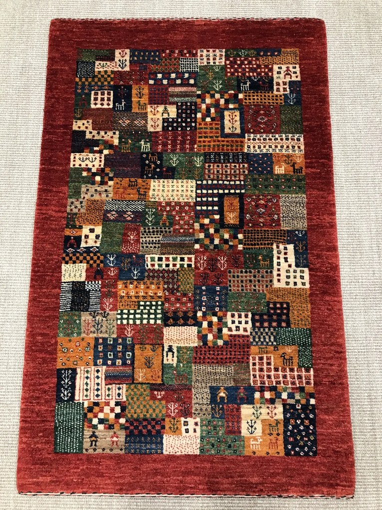 Loribaft Tappeto persiano 80x130 (Iran) Annodato A Mano