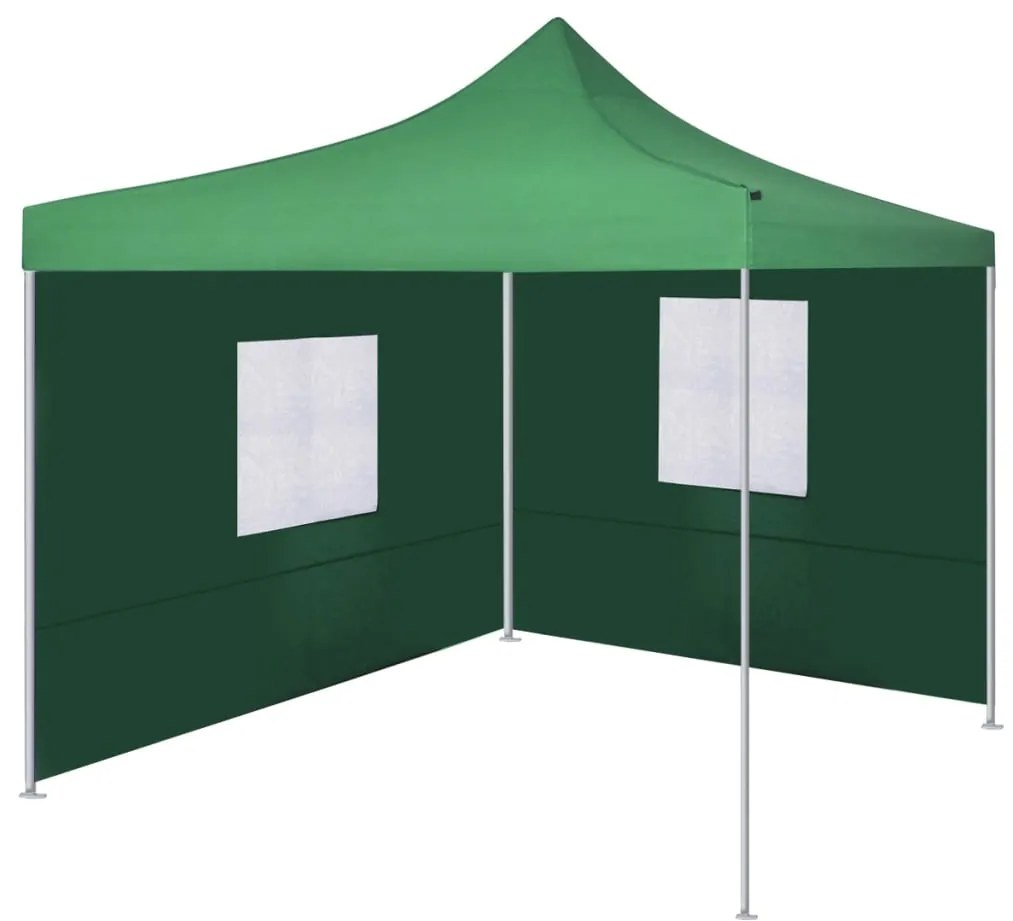 Tenda Pieghevole Con 2 Pareti 3x3 M Verde /