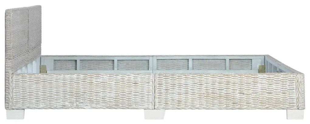 Giroletto Grigio in Rattan Naturale 160x200 cm