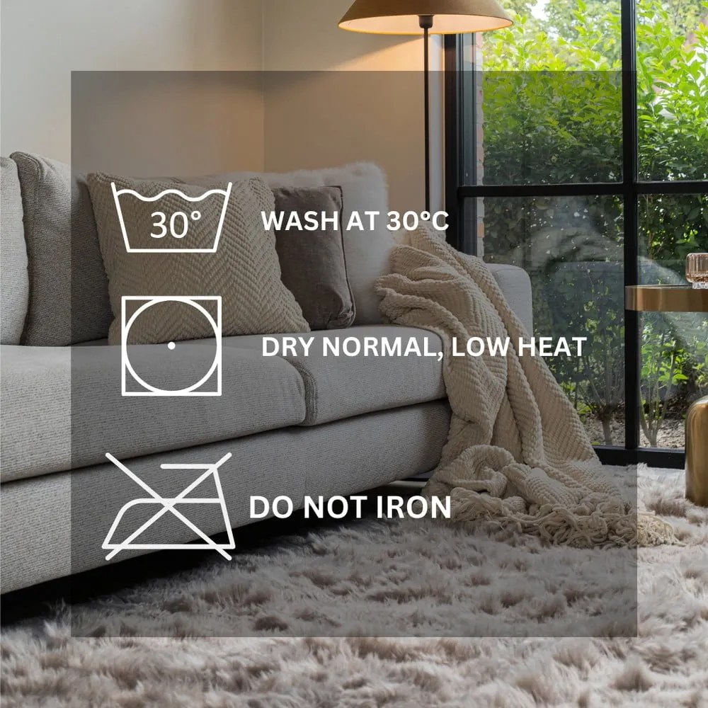 Coperta marrone in ciniglia 130x170 cm Renee – Tiseco Home Studio