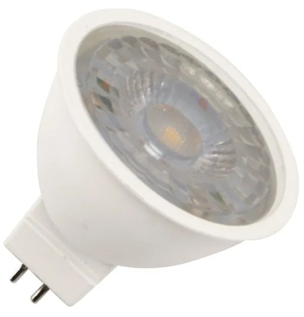 Faretto LED MR16 6W angolo 38° 12/24V AC/DC Colore Bianco Caldo 3.000K