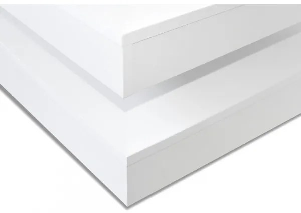 Tavolino NENANI 34x70 cm bianco/quercia wotan