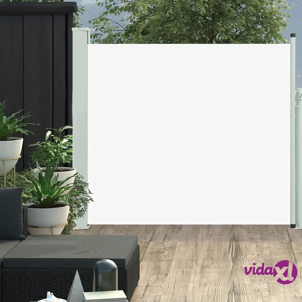 vidaXL Tenda Laterale Retrattile per Patio 100x300 cm Crema