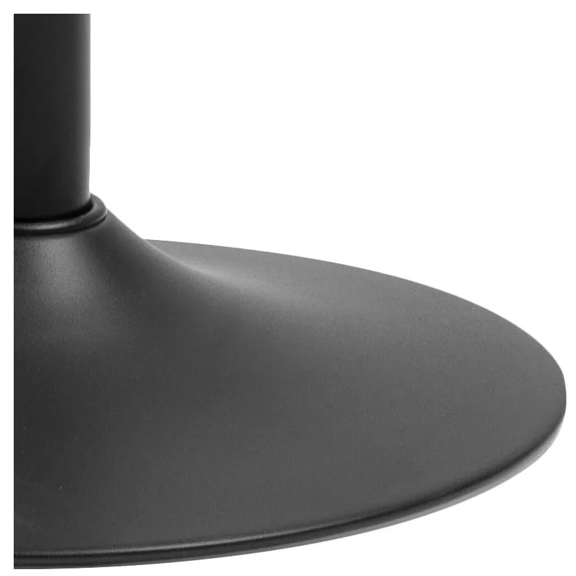 Sedia da bar nera in metallo con altezza regolabile (altezza della seduta 59 cm) Finch – Actona