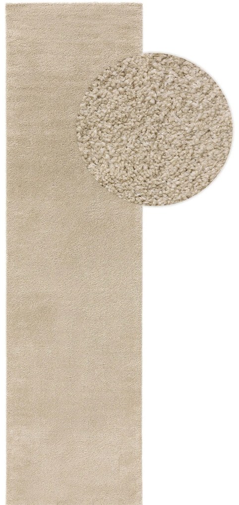 benuta Nest Passatoia Tacoma Beige 80x200 cm - Tappeto design moderno soggiorno