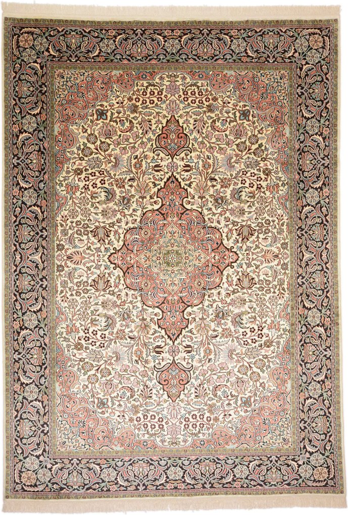 Cashmere Silk Tappeto 300 x 210 (Indian) Annodato A Mano