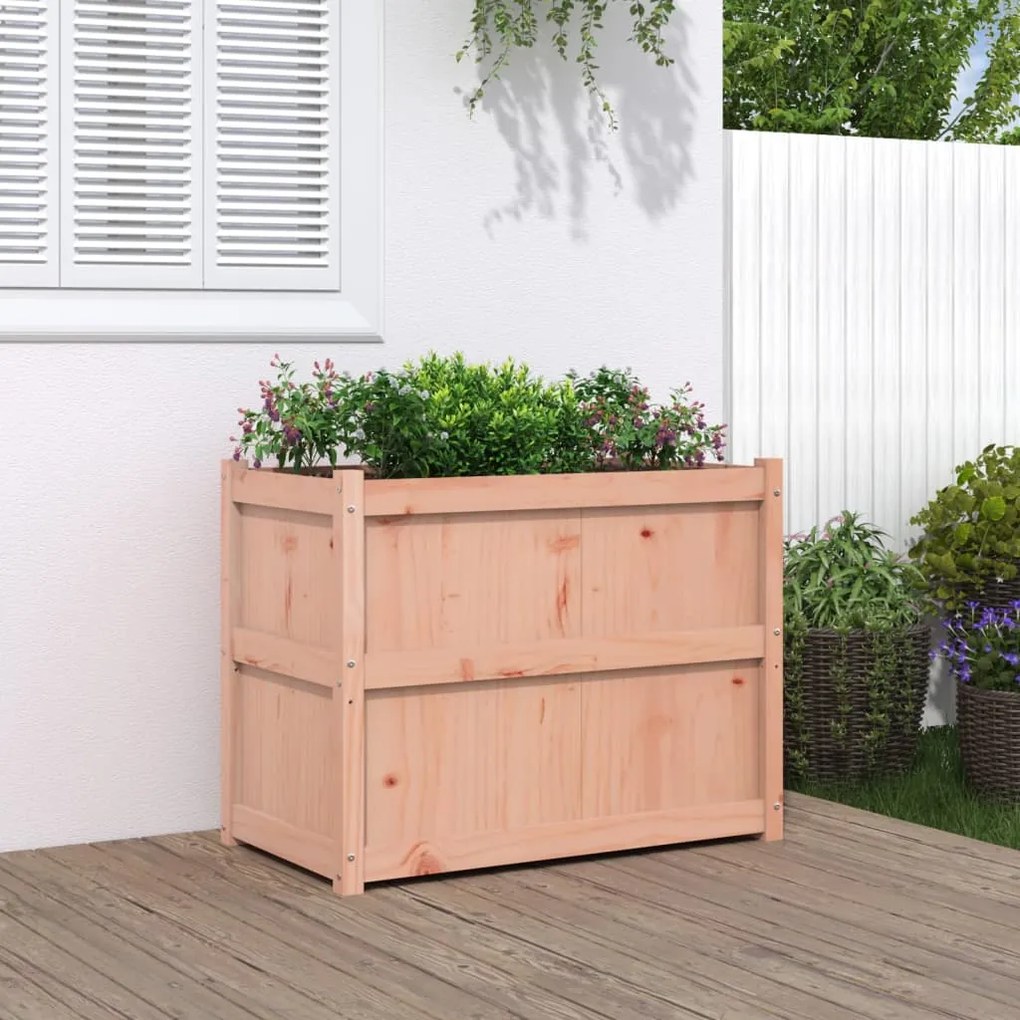 Fioriera Da Giardino 90x50x70 Cm İn Legno Massello Di Douglas /
