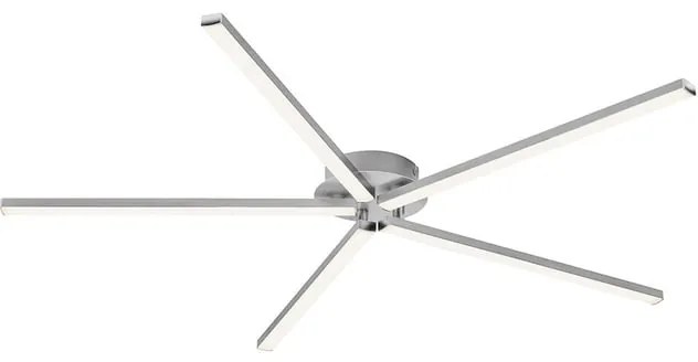 Plafoniera LED Go argento IP20