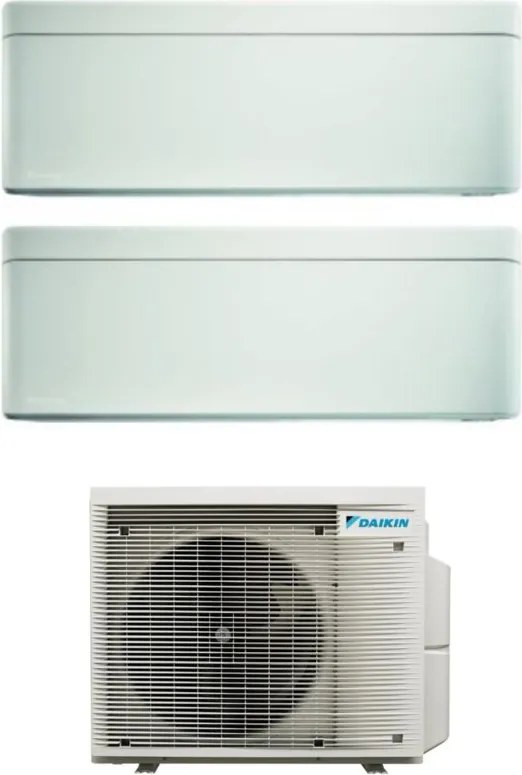 Daikin - Climatizzatore Condizionatore Bluevolution Dual Split Inverter serie stylish white 7+15 con 2MXM68A R-32 Wi-Fi Integrato 7000+15000 Colore