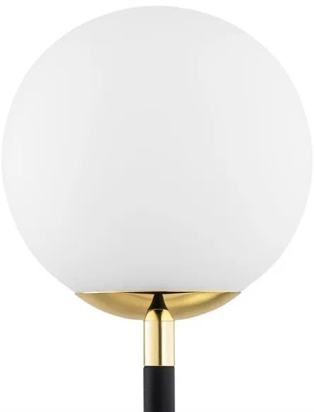 Argon 7072 - Lampada da tavolo FERRONE 2xE14/7W/230V nero/bianco/oro