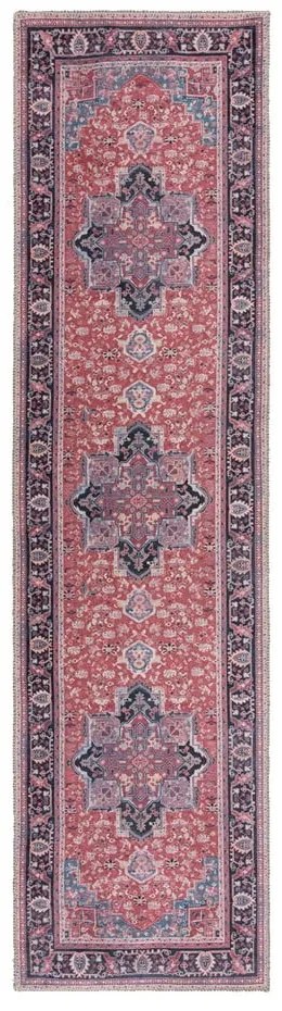 Runner lavabile bordeaux in fibra riciclata 60x230 cm Windsor - Flair Rugs