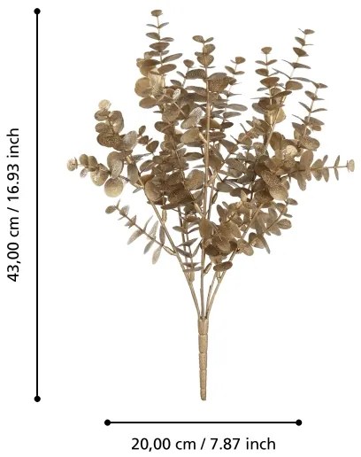 Eglo 428354 - Fiore artificiale MIADOL 43 cm oro