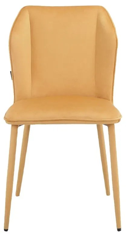Set di sedie da pranzo in velluto giallo 2 pz Wilma - Støraa