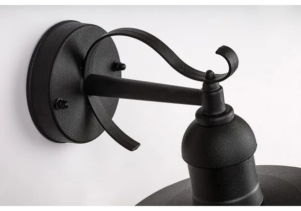 Brilagi - Lampada da parete esterna MOLDE 1xE27/60W/230V IP44 nera