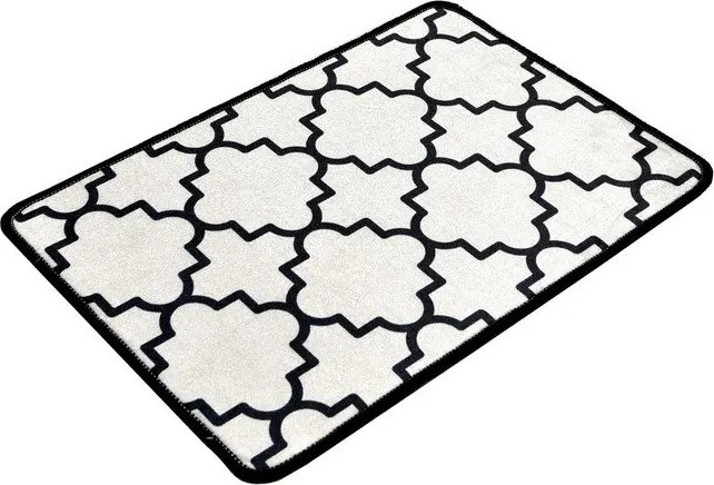 Tappetino per il bagno nero/beige 40x60 cm Kupa – Foutastic