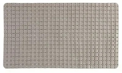 Tappeto Antiscivolo In PVC Per Doccia Mosaico Tortora 40x70 Cm
