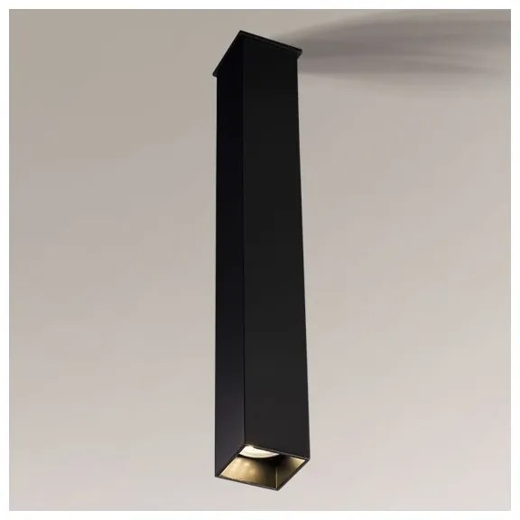 Shilo 1705 - Plafoniera DOHA 1xGU10/15W/230V nero
