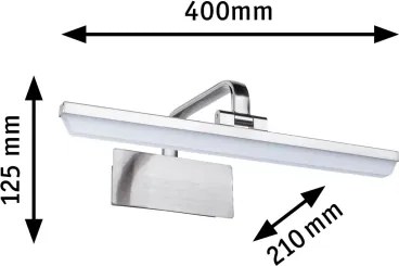 Paulmann 95572 - LED/9,5 W Lampada per quadri RENAN 230 V 40 cm cromo opaco