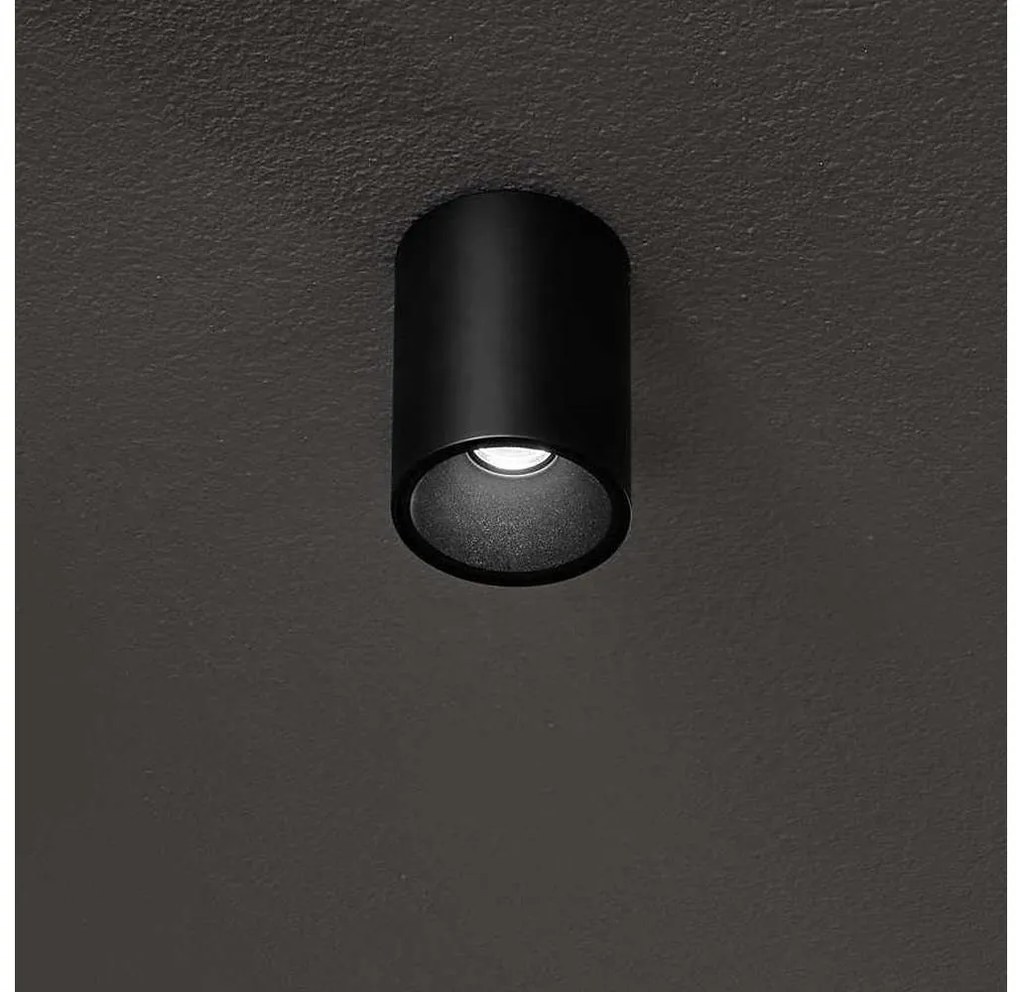 Ideal Lux - Faretto LED NITRO LED/10W/230V diametro 8 cm CRI 90 nero