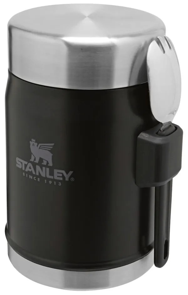 Borraccia termica nera in acciaio inox 400 ml Legendary Classic Black – Stanley