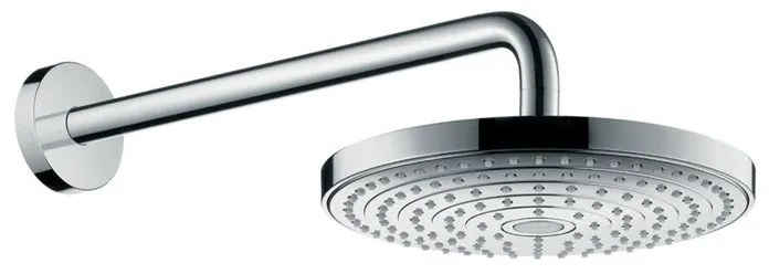 Soffione doccia HANSGROHE Raindance SelectS in ottone cromo galvanizzato L 24 x H 16.7 x P 51.15 cm anticalcare 2 getti