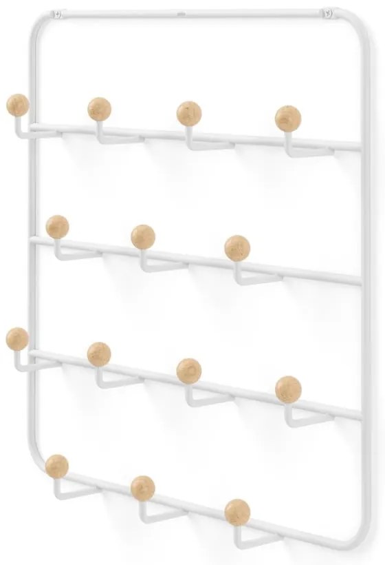 Appendiabiti in metallo bianco naturale 36 cm Estique - Umbra